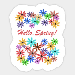 Hello, Spring! Sticker